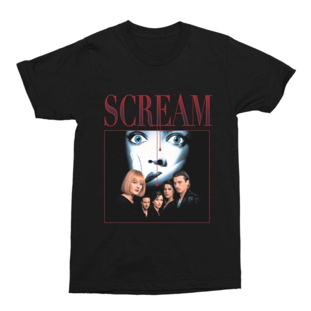 Scream 90's Horror Movie T-Shirt, 90's Graphics Unisex Retro Shirt